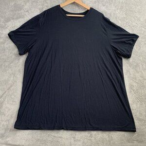 Skims Shirt Mens XL Black Crewneck Stretch Performance Short Sleeve Athleisure